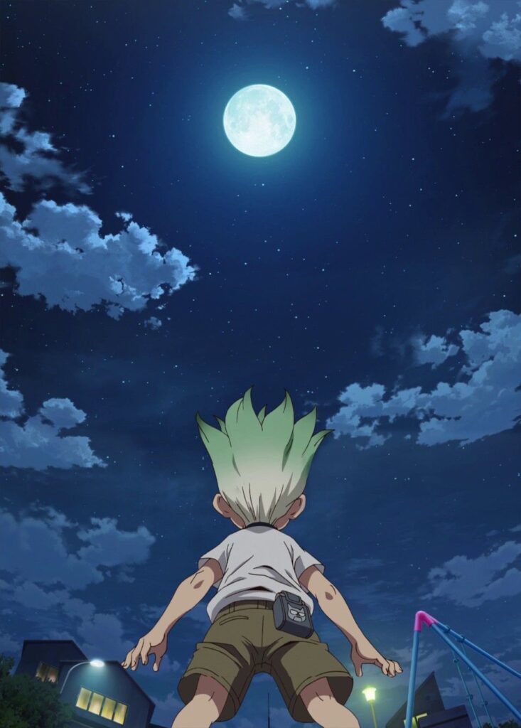 Senku looking Sky & dream